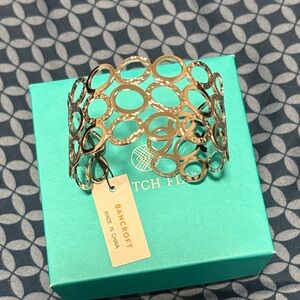 NIB Stitch Fix Bancroft Silver Cuff Bracelet